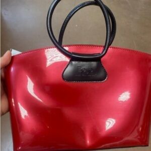 BEIJO CLASSIC Cherry Red Purse Handbag ‘Over The Moon’